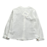 Fina Ejerique Camicia tinta unita con Colletto Coreano Bianco per Bambino O25B04CRU BIANCO FINA EJERIQUE 