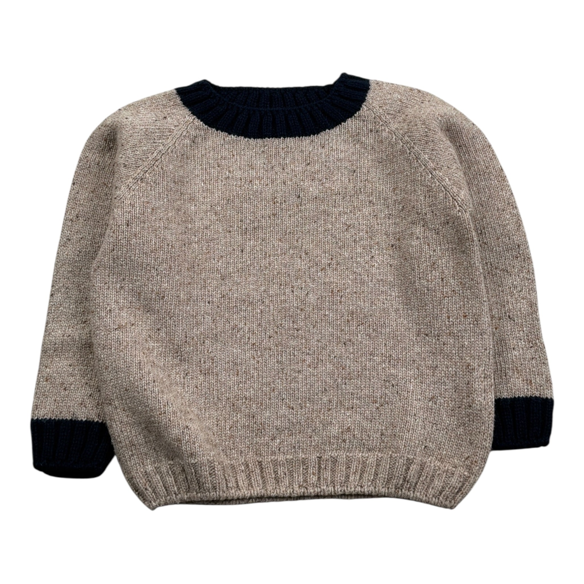 Fina Ejerique Maglia Bicolore Manica Lunga Beige per Bambino O25B16BEI BEIGE FINA EJERIQUE 