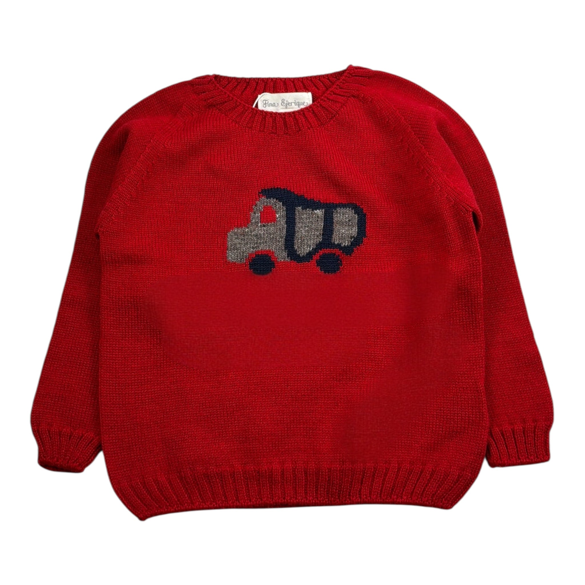 Fina Ejerique Maglia tinta unita con Stampa Rosso per Bambino O25B24ROJ ROSSO FINA EJERIQUE 