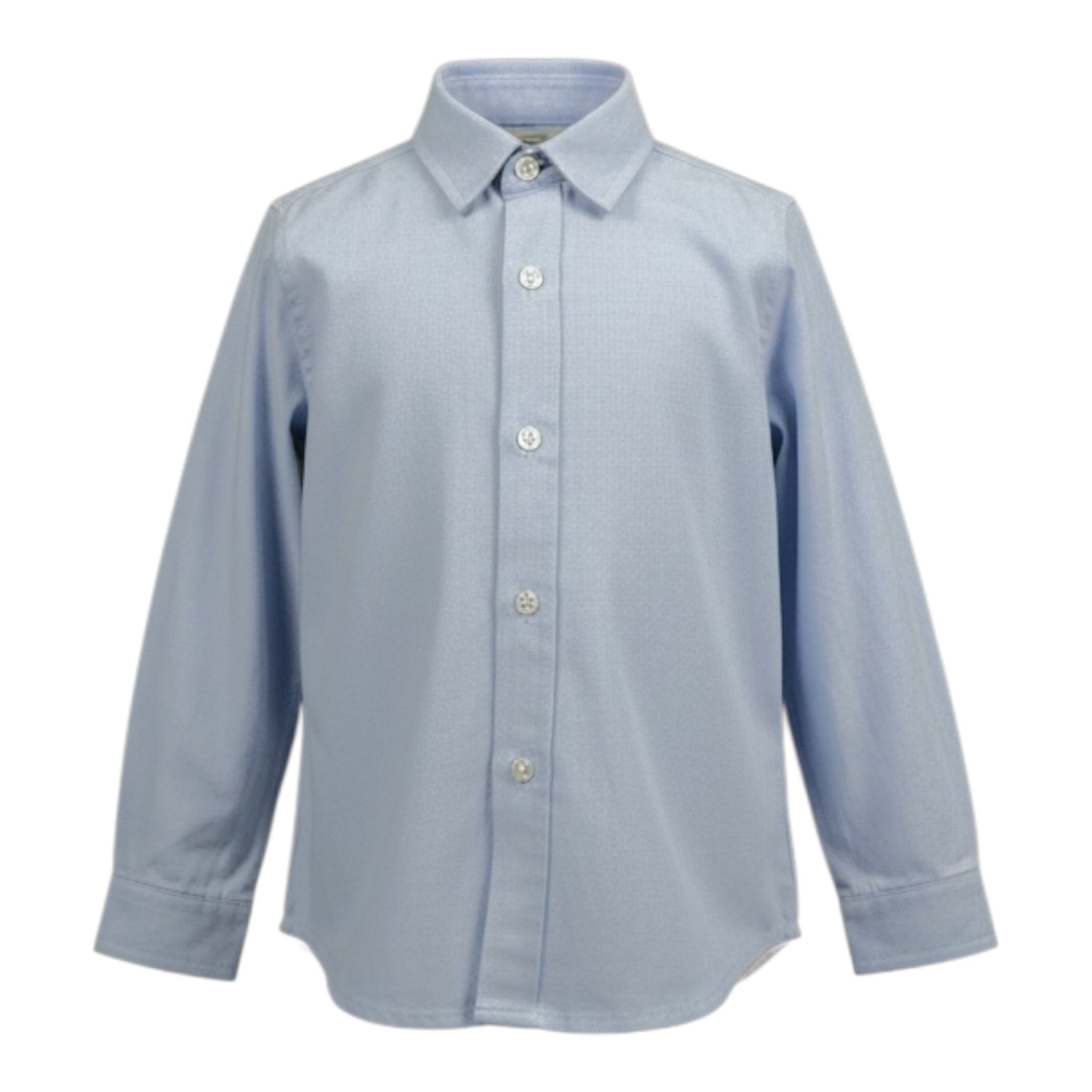 Fina Ejerique Camicia tinta unita Manica Lunga Azzurro per Bambino O25S42 AZZURRO FINA EJERIQUE 