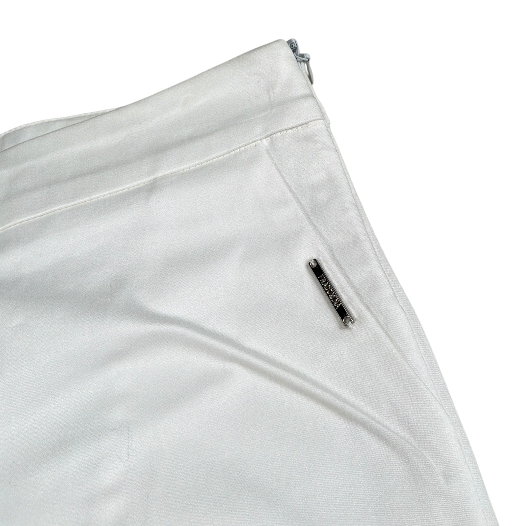 Fracomina Pantalone tinta unita con Elastico In Vita Bianco per Bambina PQPQPPQ BIANCO FRACOMINA 