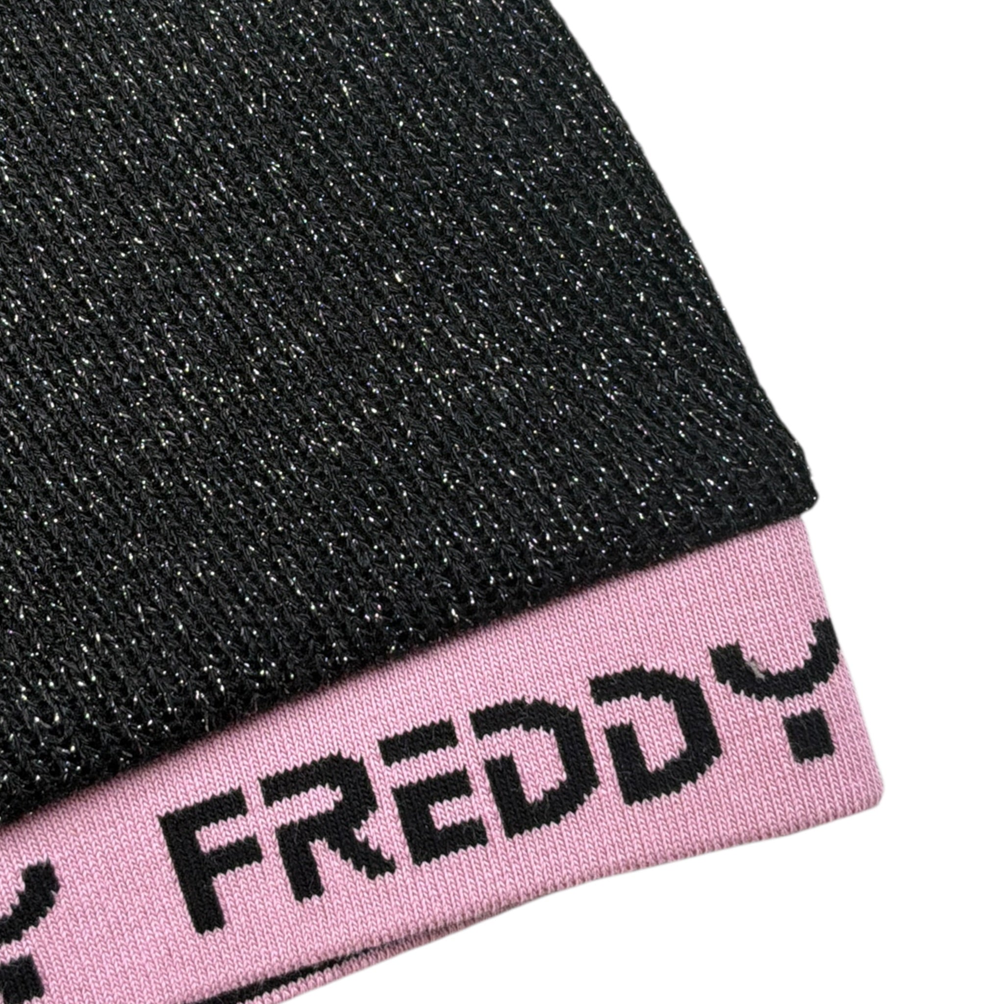 Freddy Cappello tinta unita con Logo Nero per Bambina FR2143 NERO FREDDY 