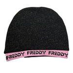 Freddy Cappello tinta unita con Logo Nero per Bambina FR2143 NERO FREDDY 