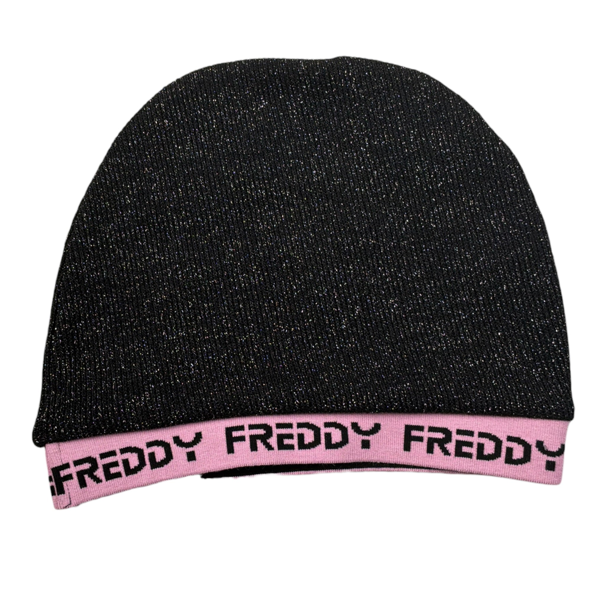 Freddy Cappello tinta unita con Logo Nero per Bambina FR2143 NERO FREDDY 
