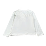 Freddy Shirt tinta unita con Stampa Bianco per Bambina FR2182 BIANCO FREDDY 