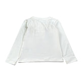 Freddy Shirt tinta unita con Stampa Bianco per Bambina FR2182 BIANCO FREDDY 