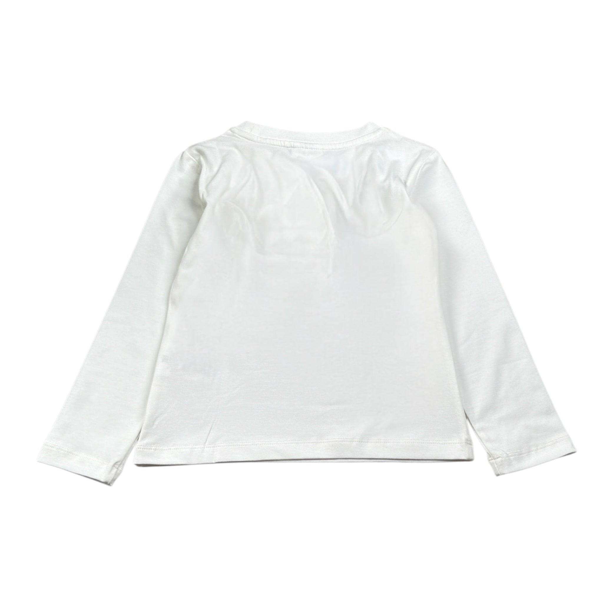 Freddy Shirt tinta unita con Stampa Bianco per Bambina FR2182 BIANCO FREDDY 
