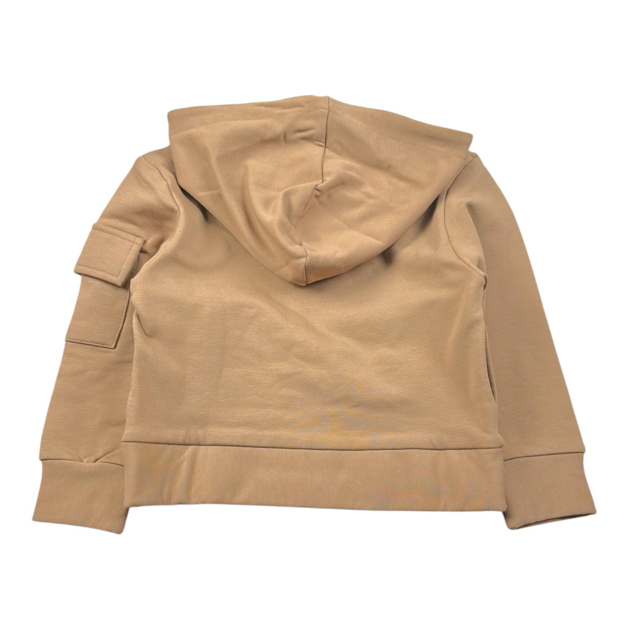 Freddy Felpa tinta unita con Zip E Cappuccio Cammello per Bambina FR2188 CAMMELLO FREDDY 