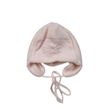 Frilo Cappello tinta unita con Ricami Rosa per Neonata 821207 ROSA FRILO 