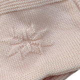 Frilo Cappello tinta unita con Ricami Rosa per Neonata 821207 ROSA FRILO 