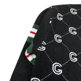 Gabriella Gucci Maglia Girocollo tinta unita con Logo Nero per Bambina GK074 NERO GABRIELLA GUCCI 