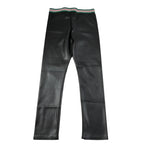 Gabriella Gucci Leggins In Ecopelle tinta unita Nero per Bambina GK050 NERO GABRIELLA GUCCI 