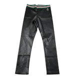 Gabriella Gucci Leggins In Ecopelle tinta unita Nero per Bambina GK050 NERO  