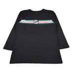 Gabriella Gucci Shirt Girocollo tinta unita con Logo Nero per Bambina GK065 NERO GABRIELLA GUCCI 