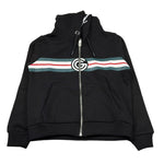 Gabriella Gucci Felpa con Zip E Cappuccio tinta unita Nero per Bambina GK070 NERO GABRIELLA GUCCI 