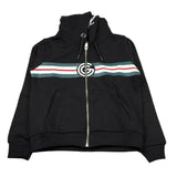 Gabriella Gucci Felpa con Zip E Cappuccio tinta unita Nero per Bambina GK070 NERO GABRIELLA GUCCI 