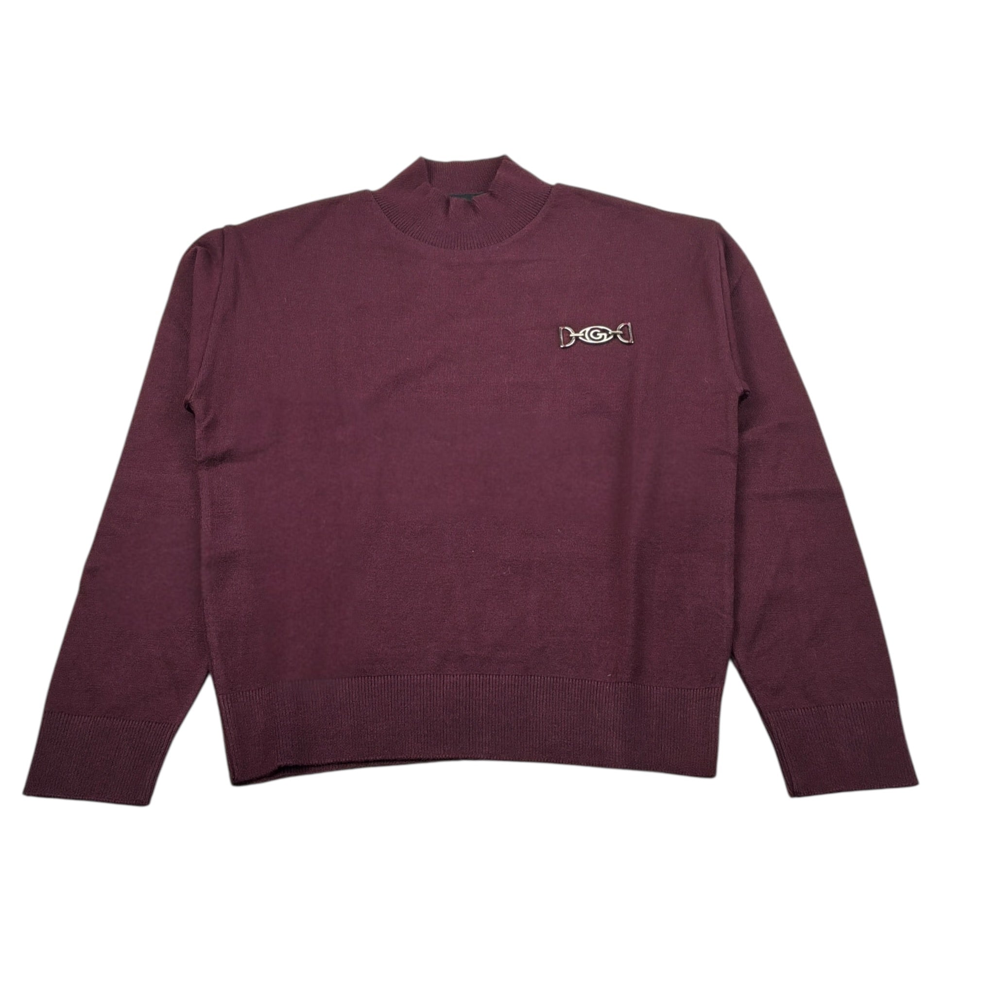 Gabriella Gucci Maglia Mezzo Collo tinta unita Bordeaux per Bambina GK076 BORDEAUX GABRIELLA GUCCI 
