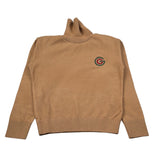 Gabriella Gucci Maglia Collo Alto tinta unita Beige per Bambina GK077 BEIGE  