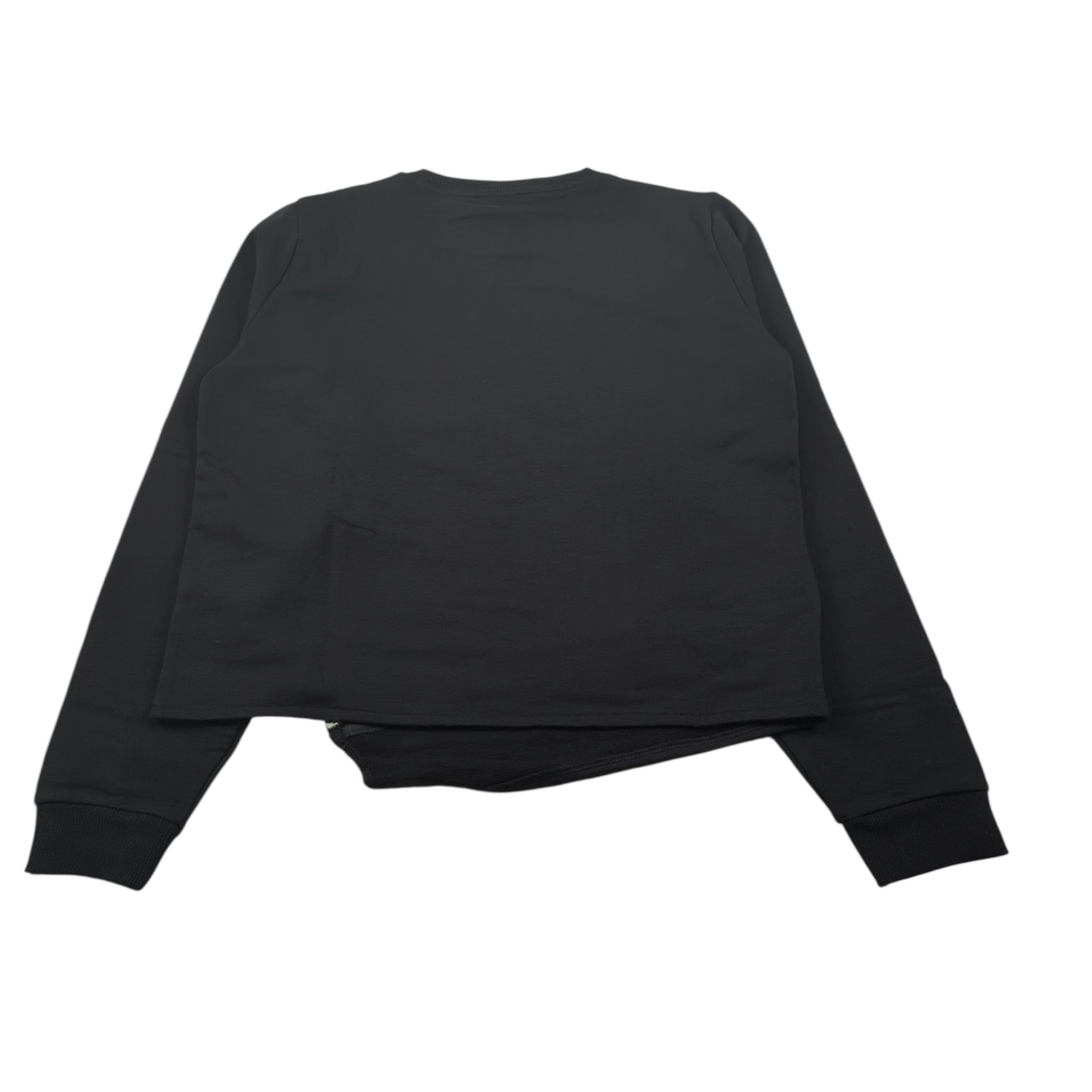 Gaelle Felpa Chiusa Girocollo Tnta Unita con Stampa Nero per Bambina 2741F00611 NERO GAELLE 
