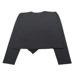 Gaelle Shirt Girocollo tinta unita con Stampe Nero per Bambina 2741M00610 NERO GAELLE 