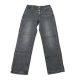 Gaelle Jeans tinta unita con Girovita Regolabile Nero per Bambina 2741PD00553 NERO GAELLE 