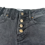 Gaelle Jeans tinta unita con Girovita Regolabile Nero per Bambina 2741PD00553 NERO GAELLE 