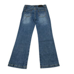 Gaelle Jeans tinta unita Modello Palazzo Blu per Bambina 2741PD00558 BLU GAELLE 
