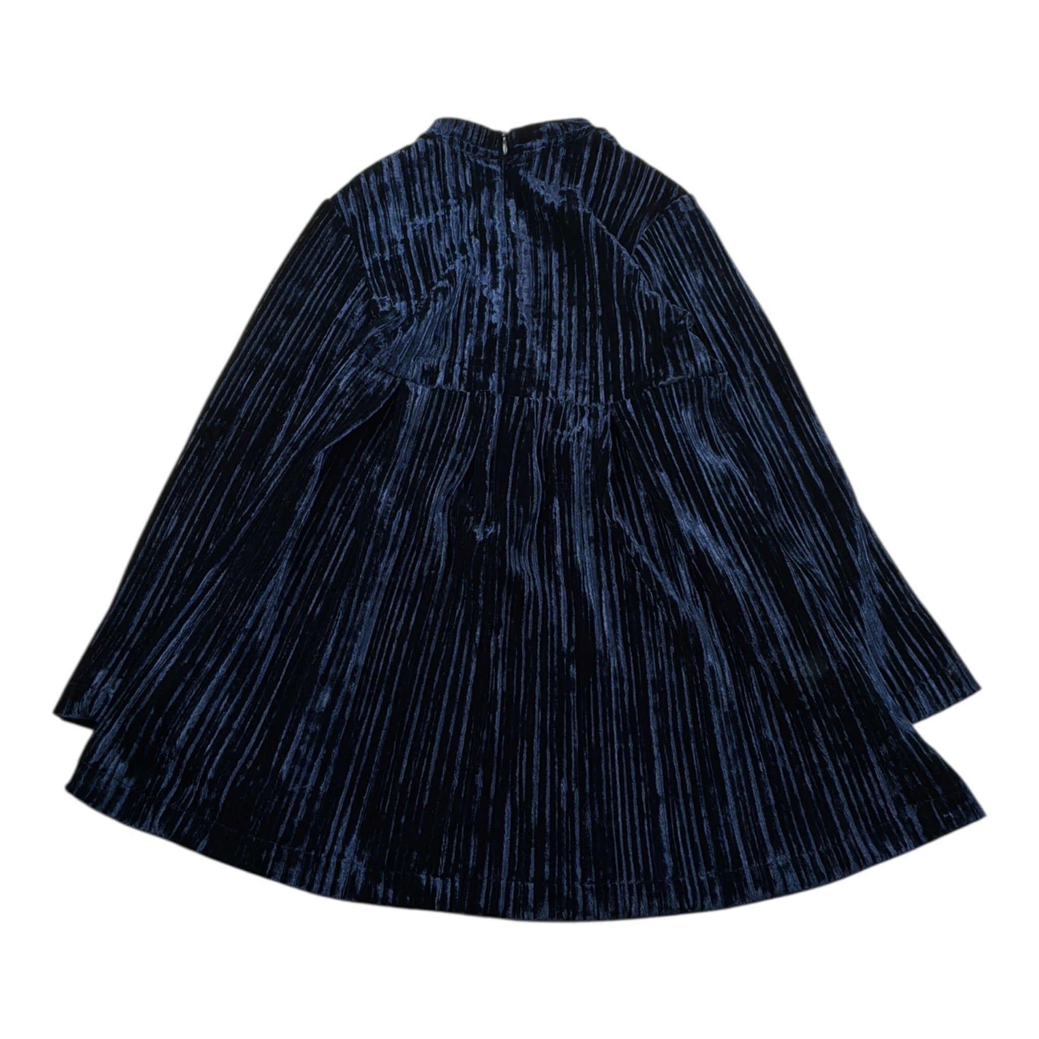 Gaelle Abito In Velluto tinta unita con Brillantini Blu per Bambina 2741V00627 BLU GAELLE 