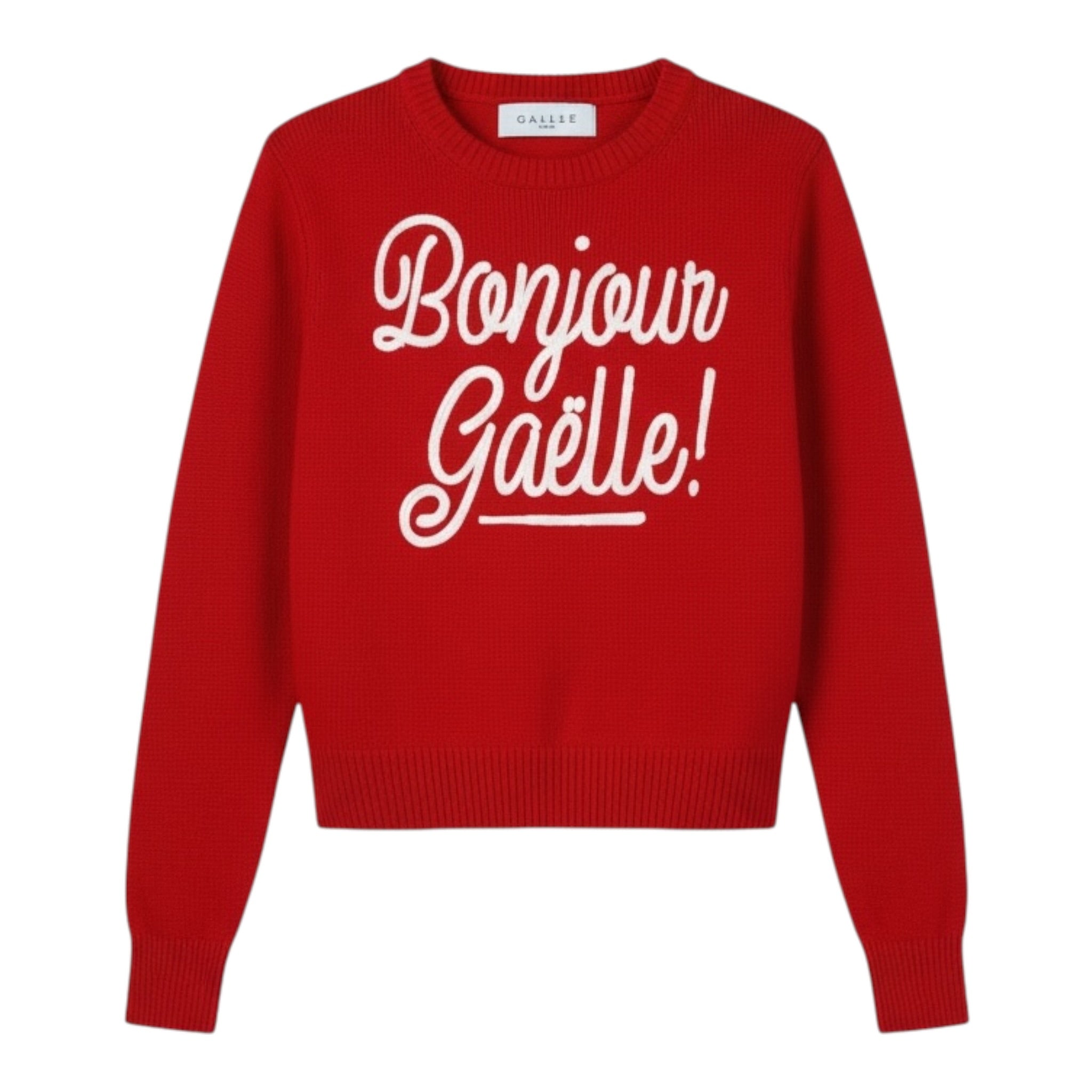 Gaelle Maglia tinta unita con Stampa Rosso per Bambina 2741W00561X ROSSO GAELLE 