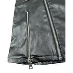 Gaelle Gonna Ecopelle tinta unita con Stampa Nero per Bambina 2742G00578 NERO GAELLE 