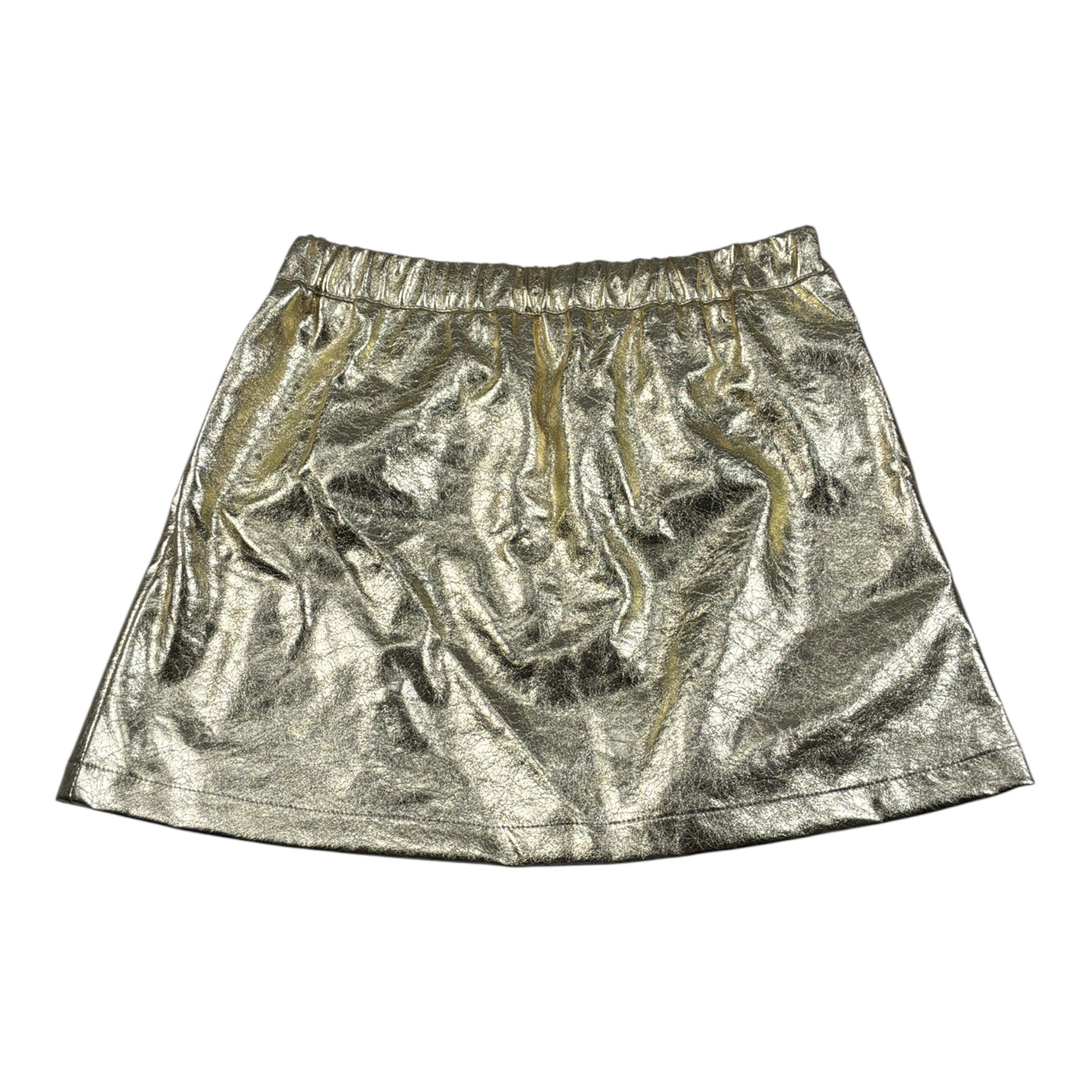 Gaelle Gonna tinta unita con Elastico In Vita Oro per Bambina 2742G00597 ORO GAELLE 