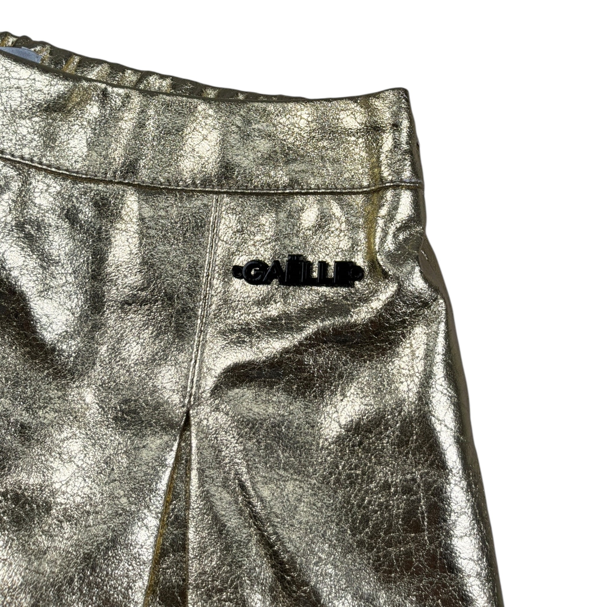 Gaelle Gonna tinta unita con Elastico In Vita Oro per Bambina 2742G00597 ORO GAELLE 