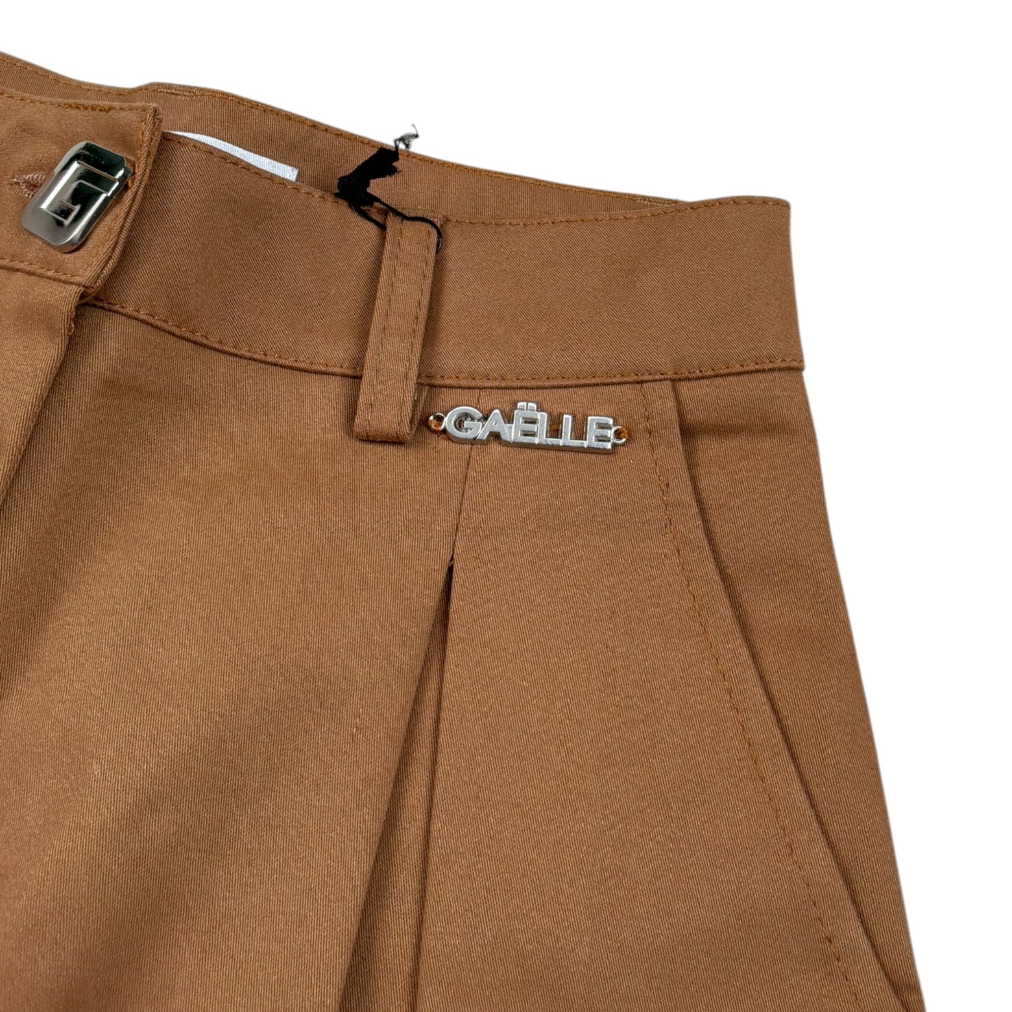Gaelle Short tinta unita con Logo Cammello per Bambina 2742S00634 CAMMELLO GAELLE 