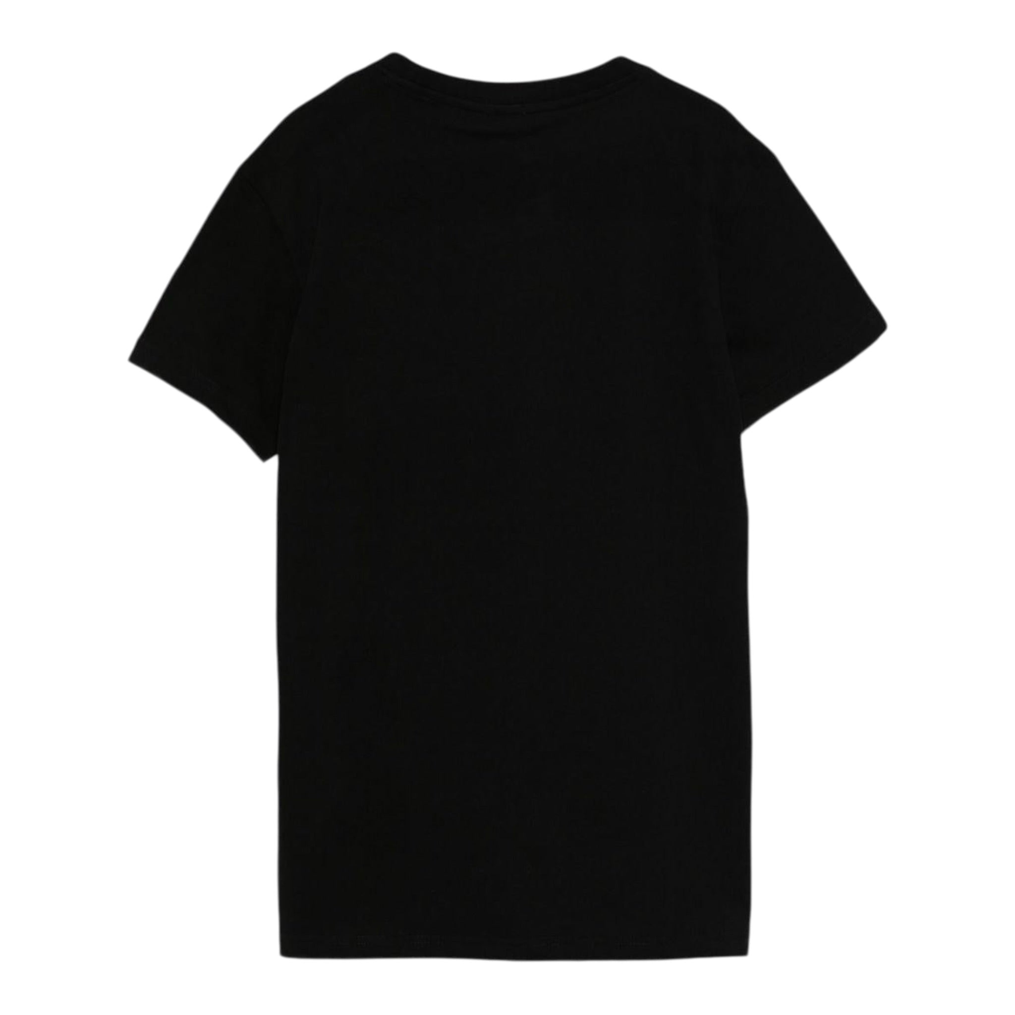 Gcds T-Shirt Girocollo tinta unita con Logo Nero per Bambino B2JM2328BA3 NERO GCDS 