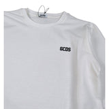 Gcds Shirt tinta unita con Logo Bianco per Bambina B2JU2217BA3 BIANCO GCDS 