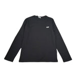 Gcds Shirt tinta unita con Logo Nero per Bambina B2JU2217BA3 NERO GCDS 