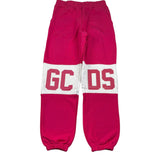 Gcds Pantalone Tuta tinta unita con Logo Fuxia per Bambina B2JU3017BA2X FUXIA GCDS 