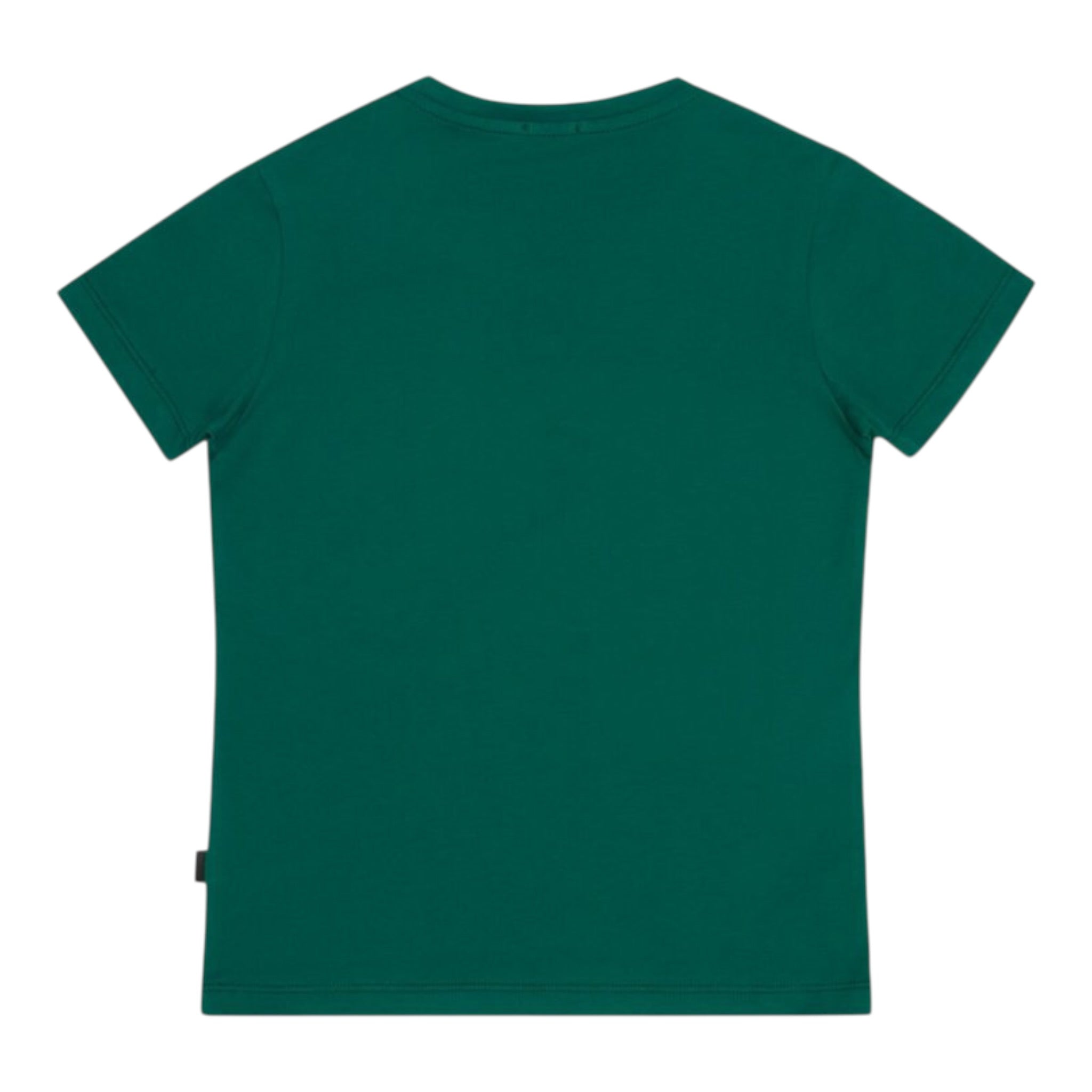 Gcds T-Shirt tinta unita con Stampa Verde per Bambino B2KM2328BA3 VERDE GCDS 
