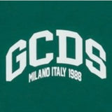 Gcds T-Shirt tinta unita con Stampa Verde per Bambino B2KM2328BA3 VERDE GCDS 