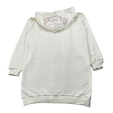 Gcds Abito Manica Lunga con Cappuccio tinta unita Panna per Bambina B2KW1018BA5 PANNA GCDS 