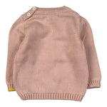 Gensami Maglia Girocollo tinta unita Rosa per Neonata GIR01B ROSA GENSAMI 