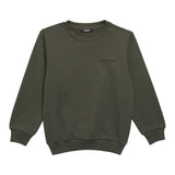 Givenchy Felpa Chiusa Girocollo tinta unita con Logo Verde per Bambino BX4P30O VERDE GIVENCHY 