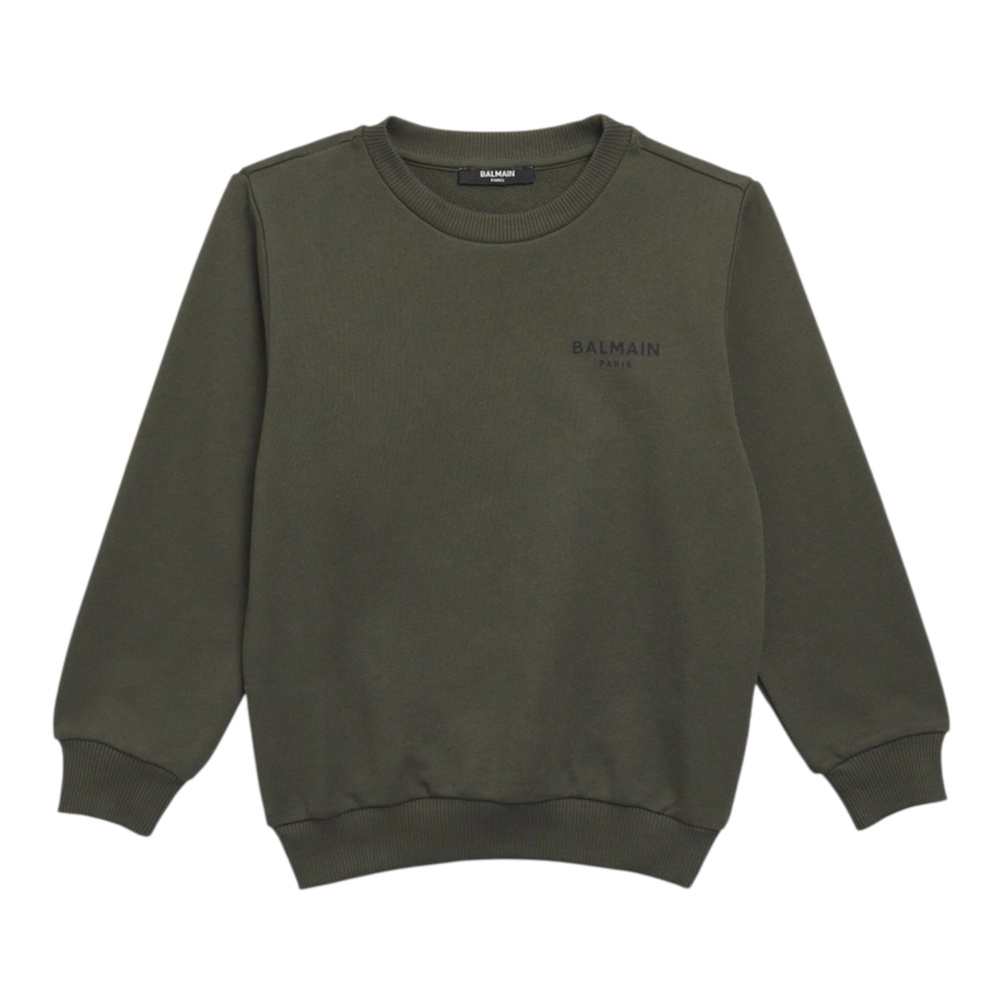 Givenchy Felpa Chiusa Girocollo tinta unita con Logo Verde per Bambino BX4P30O VERDE GIVENCHY 