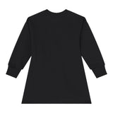 Givenchy Abito Manica Lunga tinta unita con Logo Nero per Bambina H30998 NERO GIVENCHY 