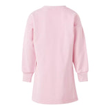 Givenchy Abito Manica Lunga tinta unita con Logo Rosa per Bambina H30998 ROSA GIVENCHY 