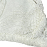 Granlei Cappello tinta unita con Ricami Bianco per Neonata 202518 BIANCO GRANLEI 