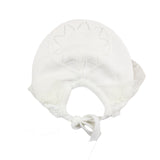 Granlei Cappello tinta unita con Ricami Bianco per Neonata 21321 BIANCO GRANLEI 