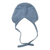 Granlei Cappello tinta unita con Ricami Azzurro per Neonata 2149 AZZURRO GRANLEI 