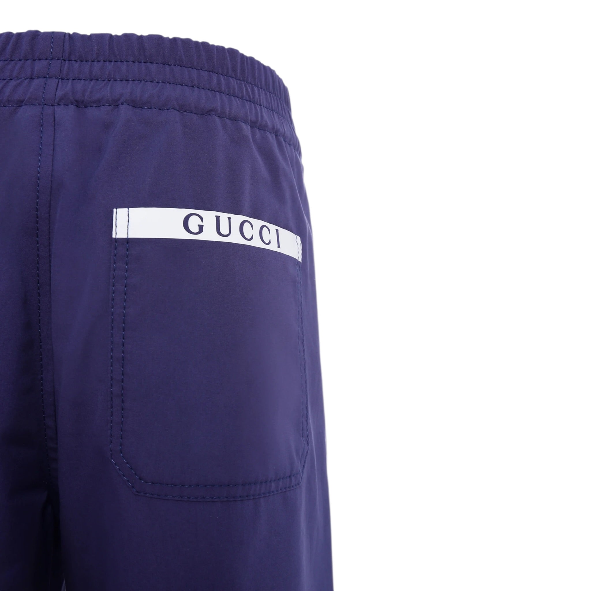 Gucci Pantalone tinta unita con Elastico In Vita Blu per Bambino 824845 BLU GUCCI 