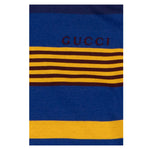 Gucci Shirt Girocollo Fantasia A Righe Blu per Bambino 825256 BLU GUCCI 